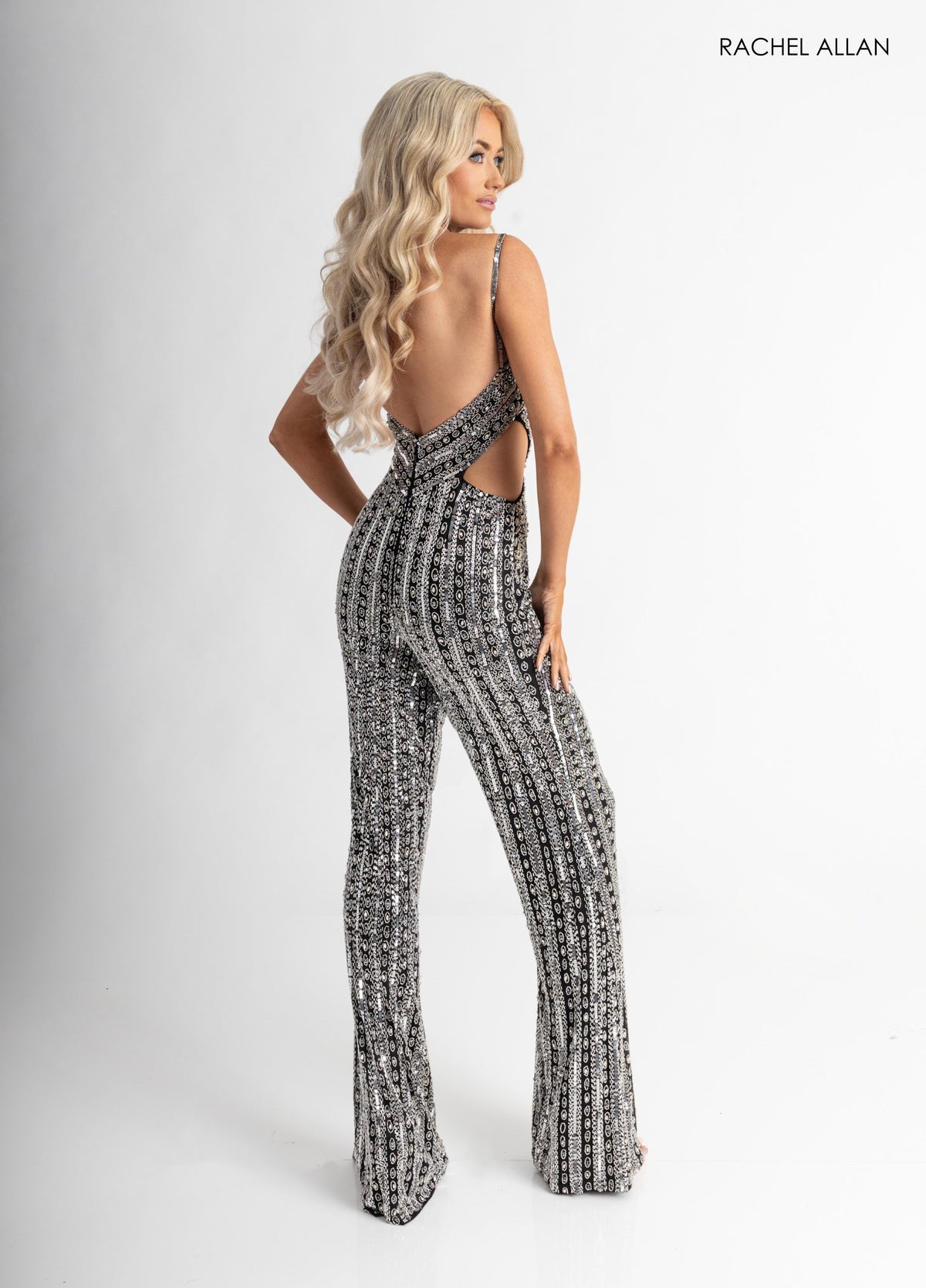 Sleeveless Overskirt Jumpsuit by Rachel Allan 50400