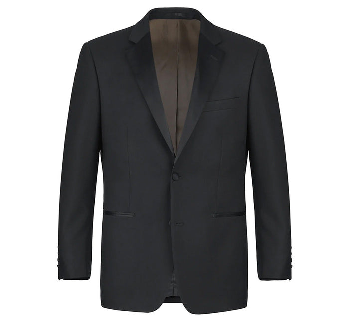 Classic Black Regular Wool Tuxedo Suit