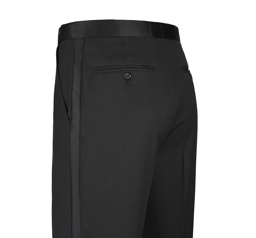 Classic Black Regular Wool Tuxedo Suit
