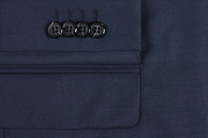 Bevagna Wool Blue 2 Piece Suit
