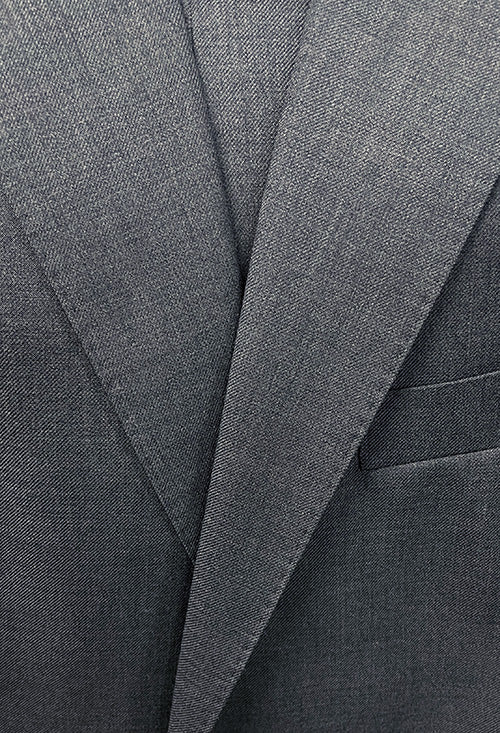 Bevagna Gray Wool Regular Fit 2 Piece Suit