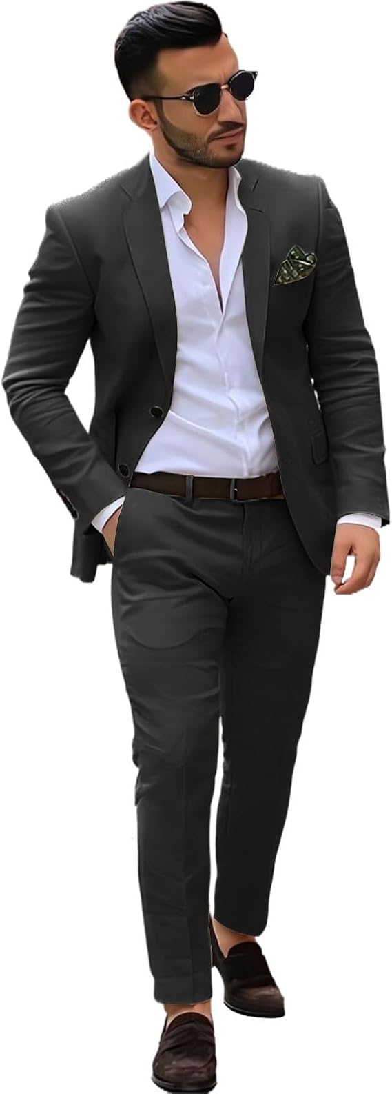 mens black linen dress pants Mens Black Linen Suit - Black Summer Suit