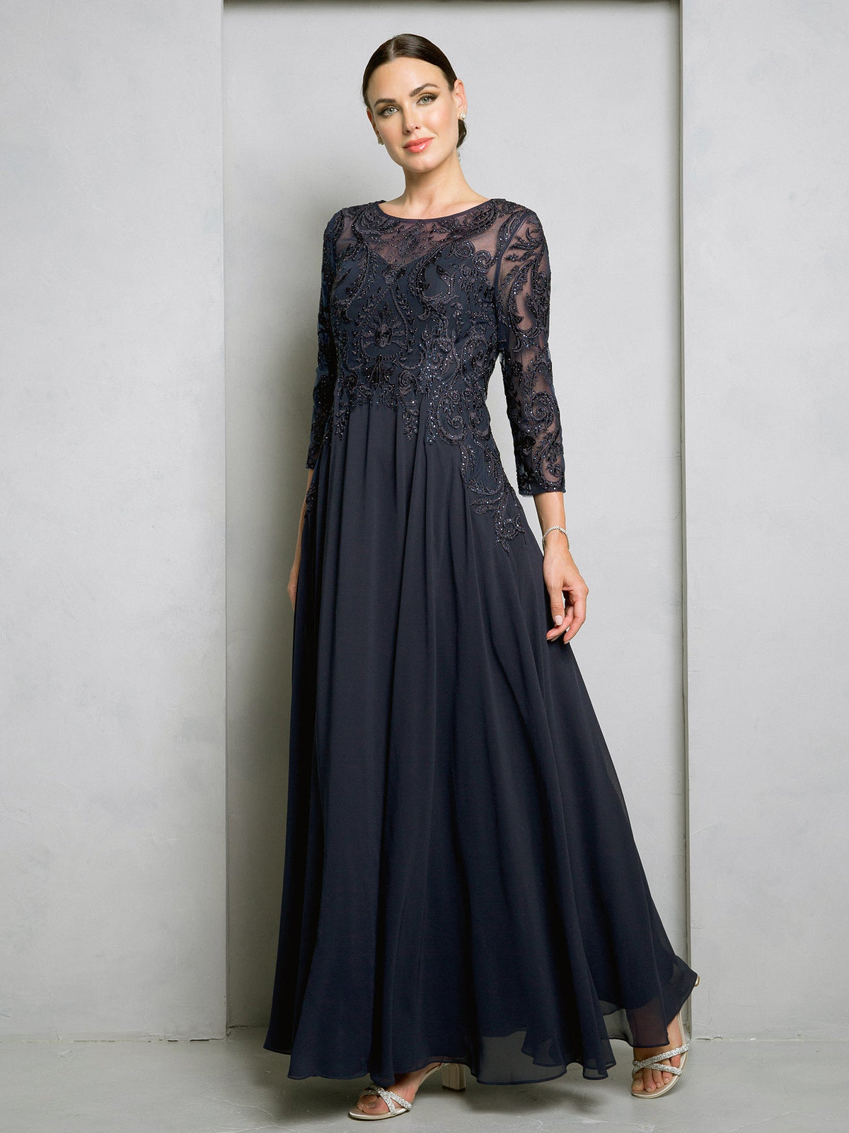 Eva USA 5248 Long Formal Mother of the Bride Dress