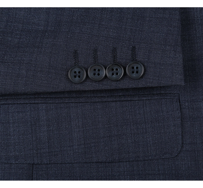 Men's Classic Fit Two Piece Wool Blend Suit