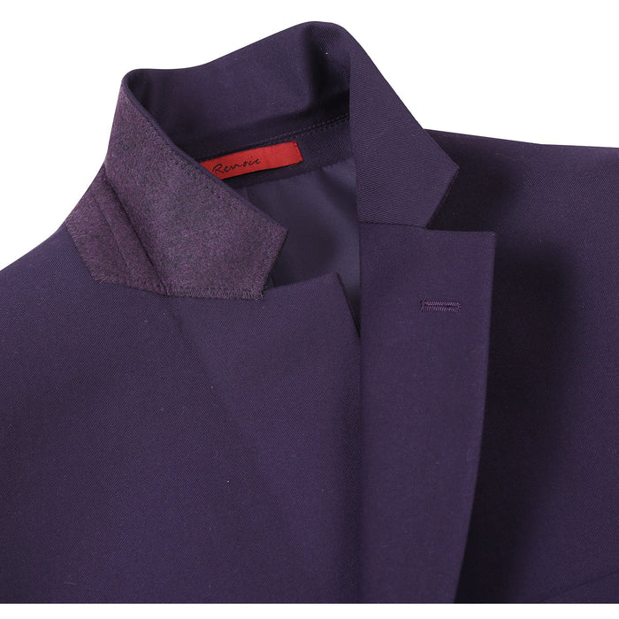 Men's Slim Fit Notch Lapel Suit 2-Piece by Renoir