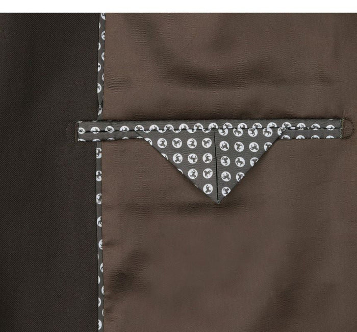 Vanderbilt Classic Brown 2-Piece Suit
