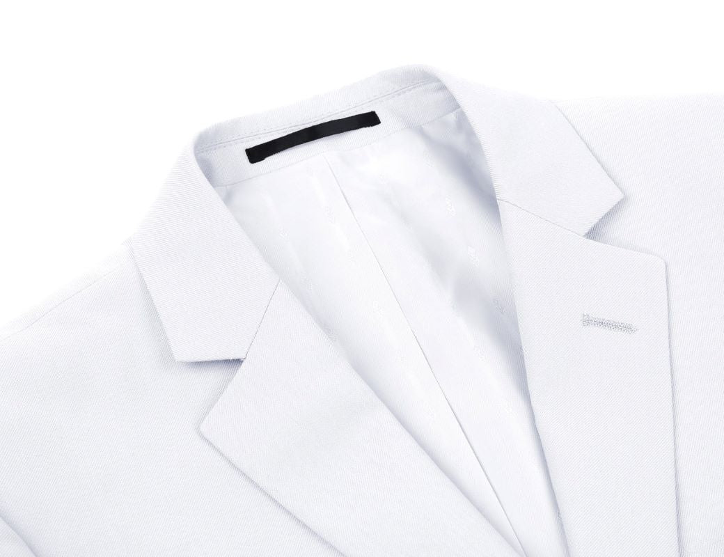 Classic 2 Piece White Suit - Vanderbilt Collection