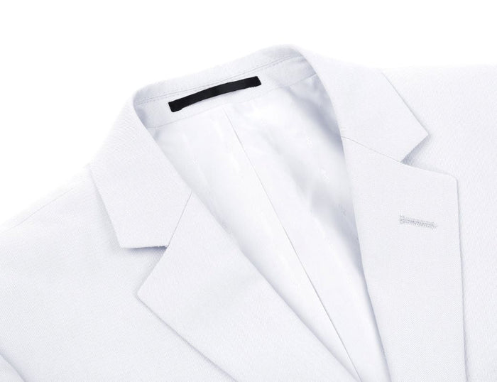 Classic 2 Piece White Suit - Vanderbilt Collection