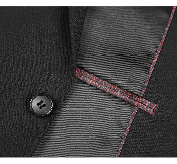 Men's Slim Fit Stretch 2-Piece Suit by Renoir