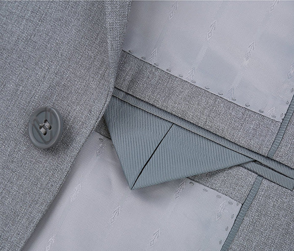 Vanderbilt Classic 2 Piece Suit Light Gray