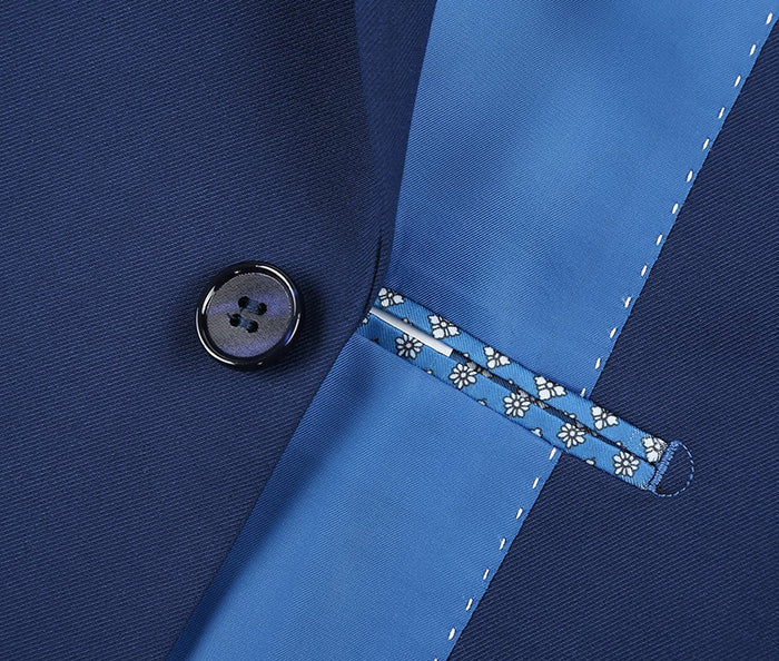 Classic 2 Piece Blue Suit - Regular Fit