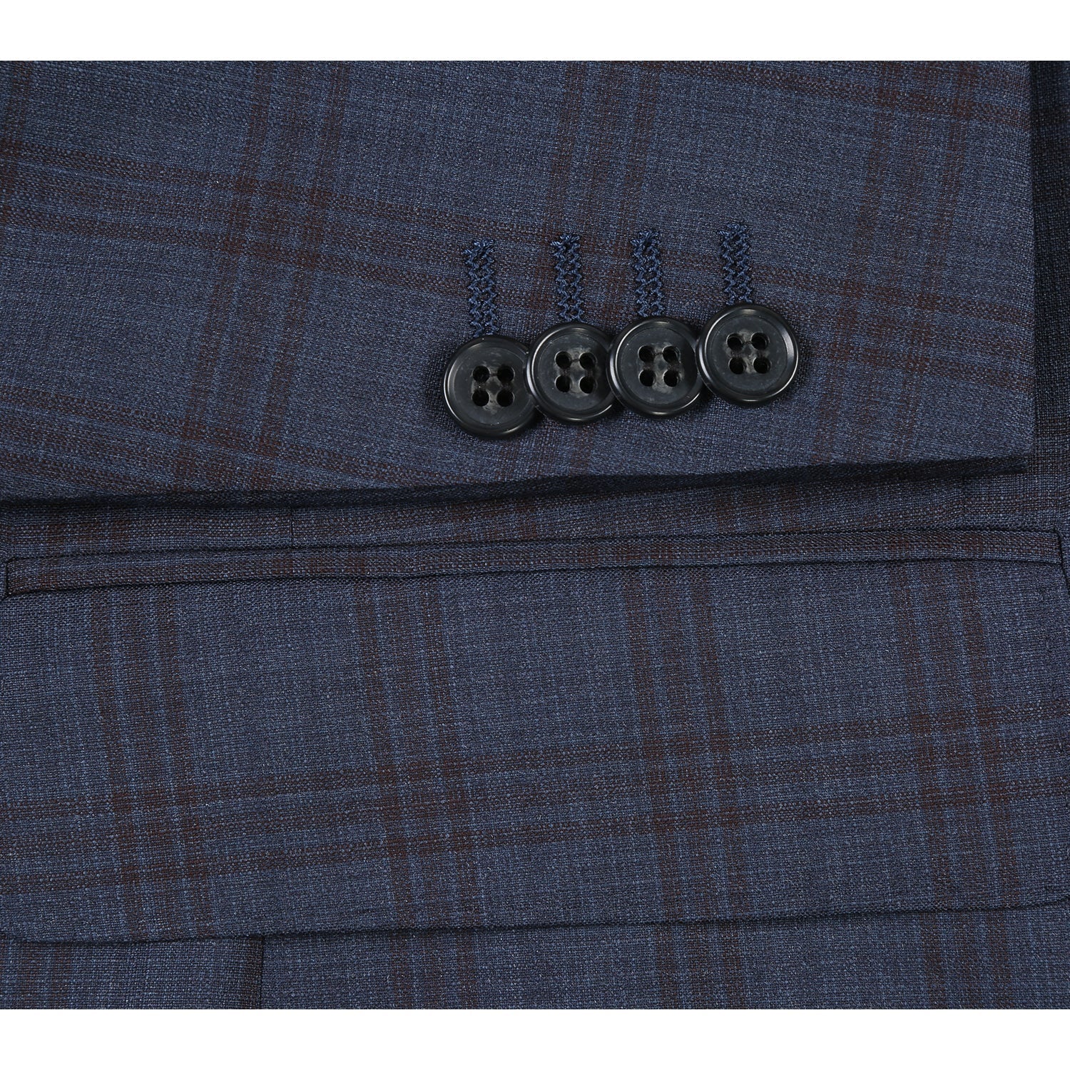 566-3 Men's Classic Wool Suit by Renoir