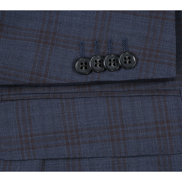 566-3 Men's Classic Wool Suit by Renoir