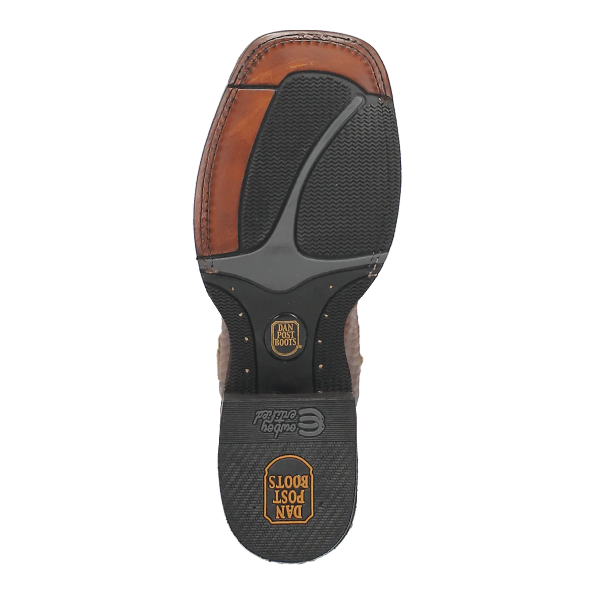 Dan Post Men's KA Python Print Square Toe Boots