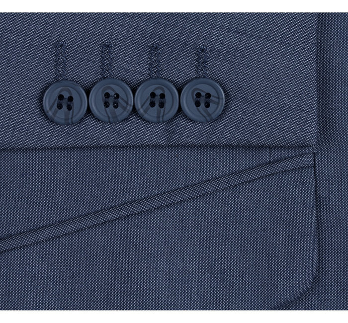 Men's Slim Fit 2-Piece Notch Lapel Suit by Renoir