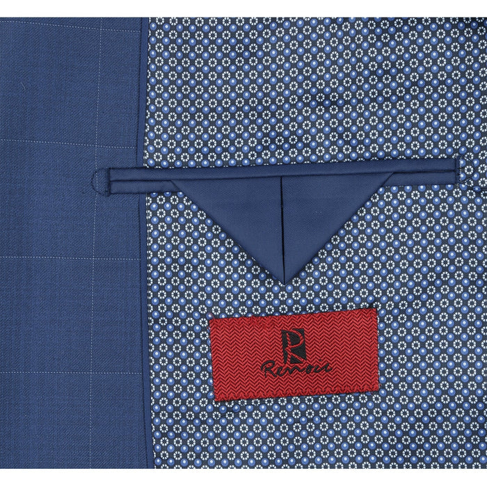 Men's Slim Fit 2-Piece Check Dress Suit