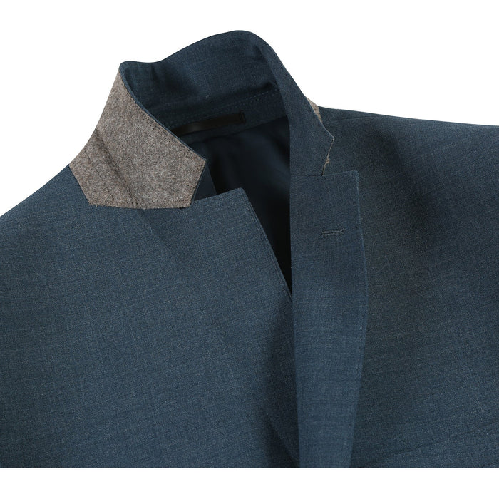 566-5 Slim Fit Wool Suit for Men by Renoir