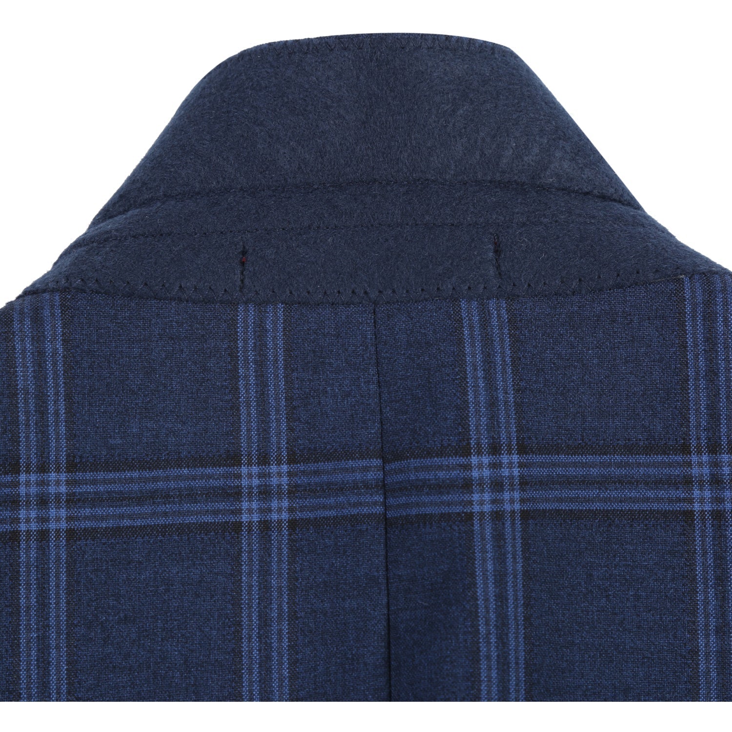 Men's Slim Fit Checked Suit 293-22 by Renoir
