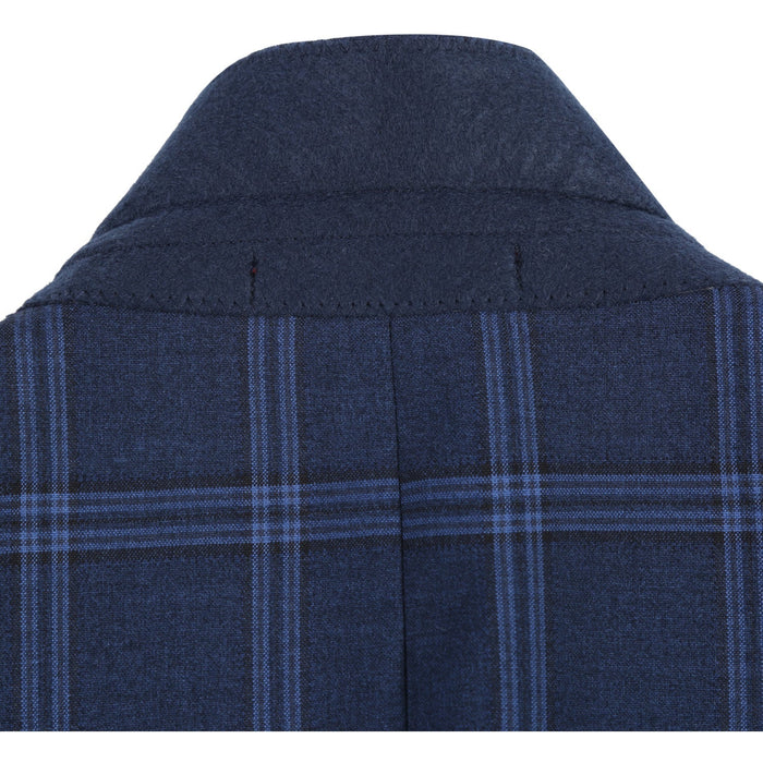 Men's Slim Fit Checked Suit 293-22 by Renoir