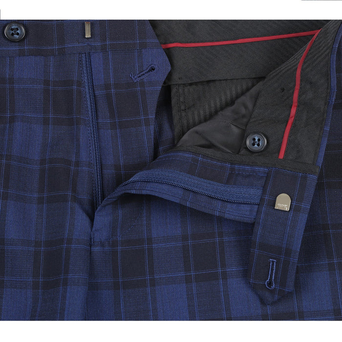566-1 Men's Slim Wool Suit by Renoir
