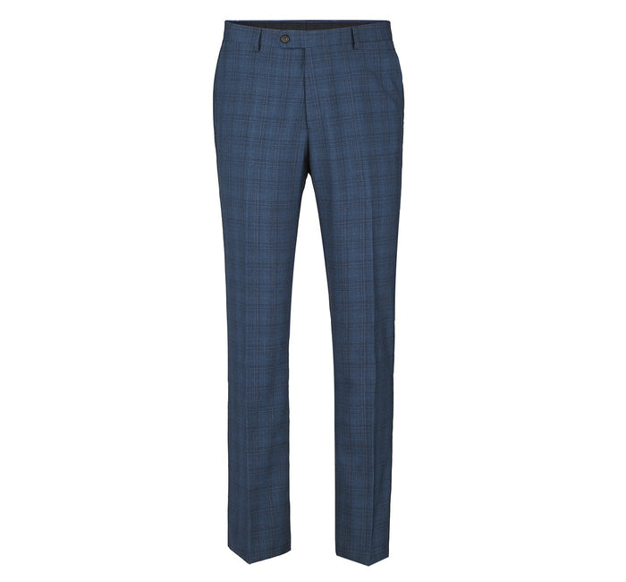 3-Piece Classic Windowpane Suit by Renoir