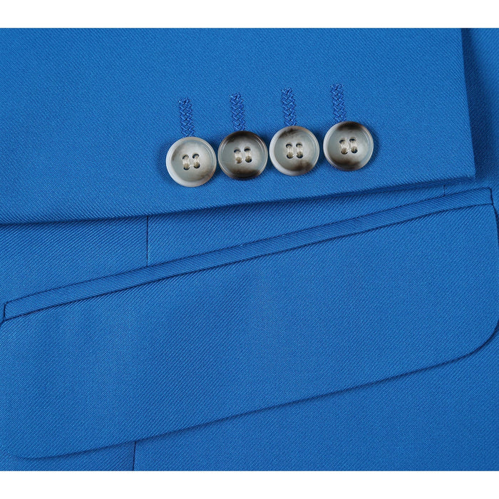 Men's Slim 2-Piece Notch Lapel Suit by Renoir
