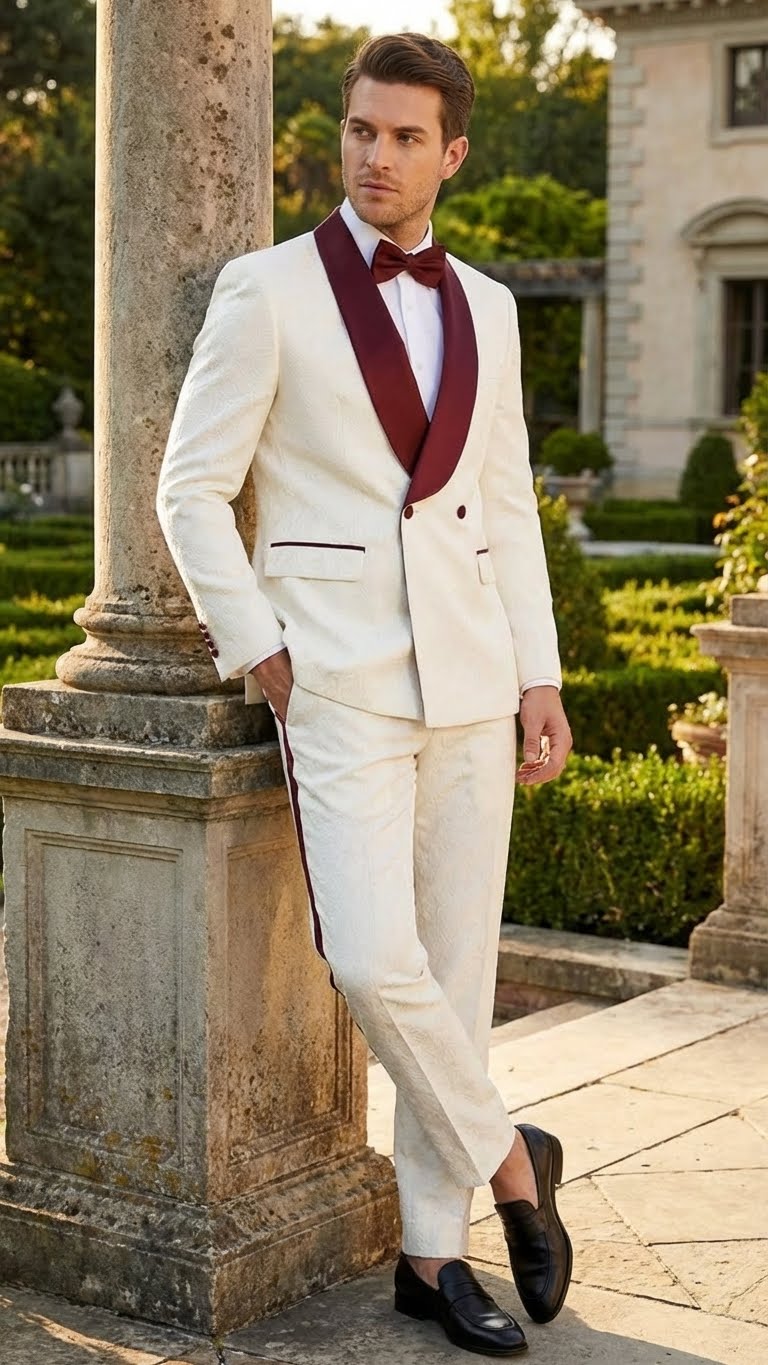 slim fit dress slacks LA Smith | LA Smith Men's Ivory Slim-Fit Shirt - MENSWEARR