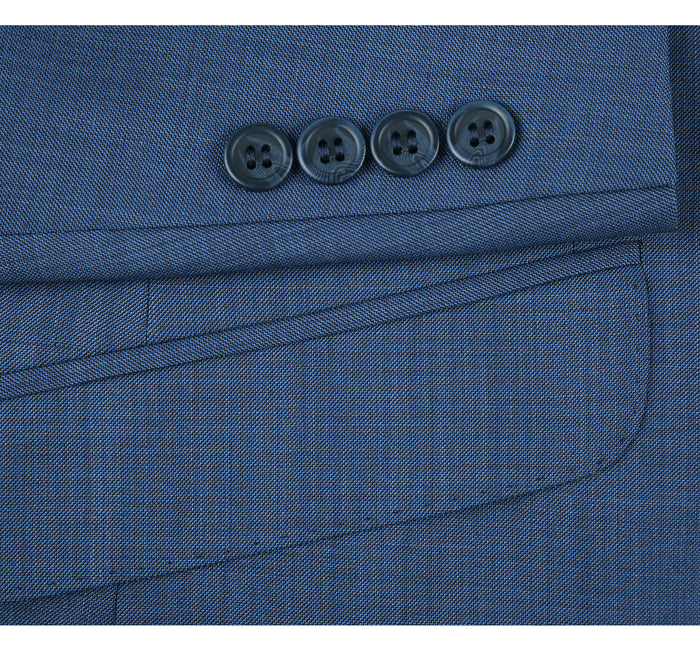 Men's Slim Wool Suit by Renoir, 2-Piece