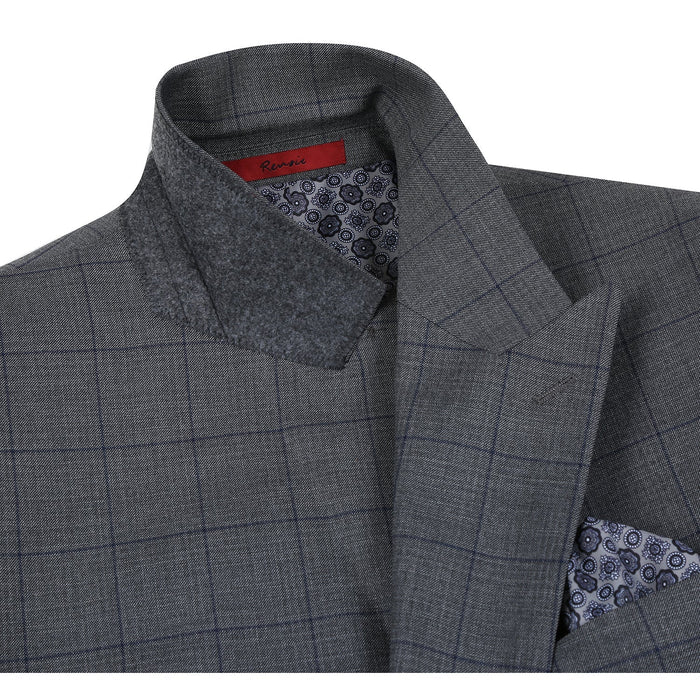 Men's Double-Breasted Slim Fit Suit 293-44