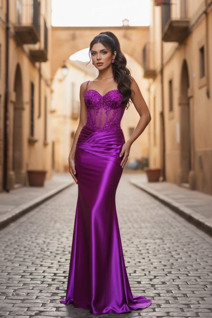 Plus Size Long Evening Gown Maxi Formal Dress for Women By May Queen MQ2139