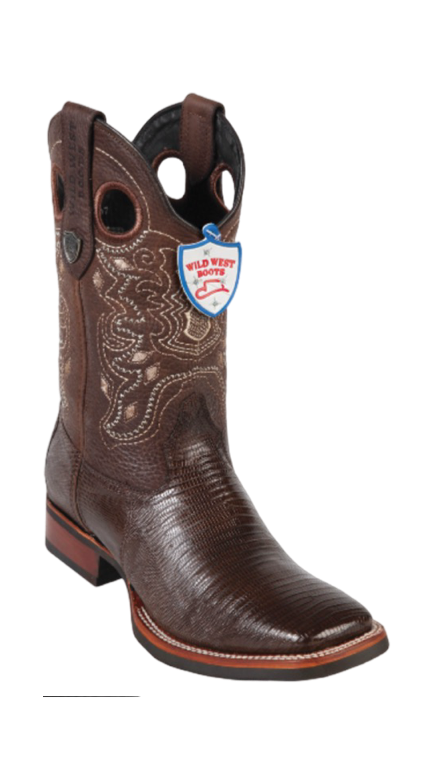 Wild West Armadillo Rodeo Boots Brown