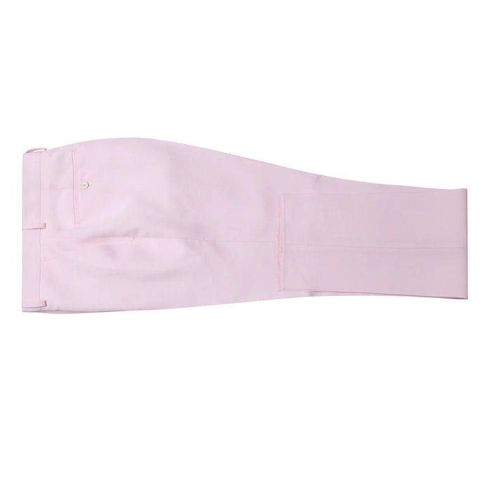 Men's Pink Slim Fit Linen Suit 2-Piece