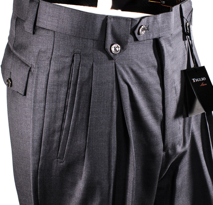 Tiglio Luxe Wool Wide Leg Dress Pants 2576 TIG1008