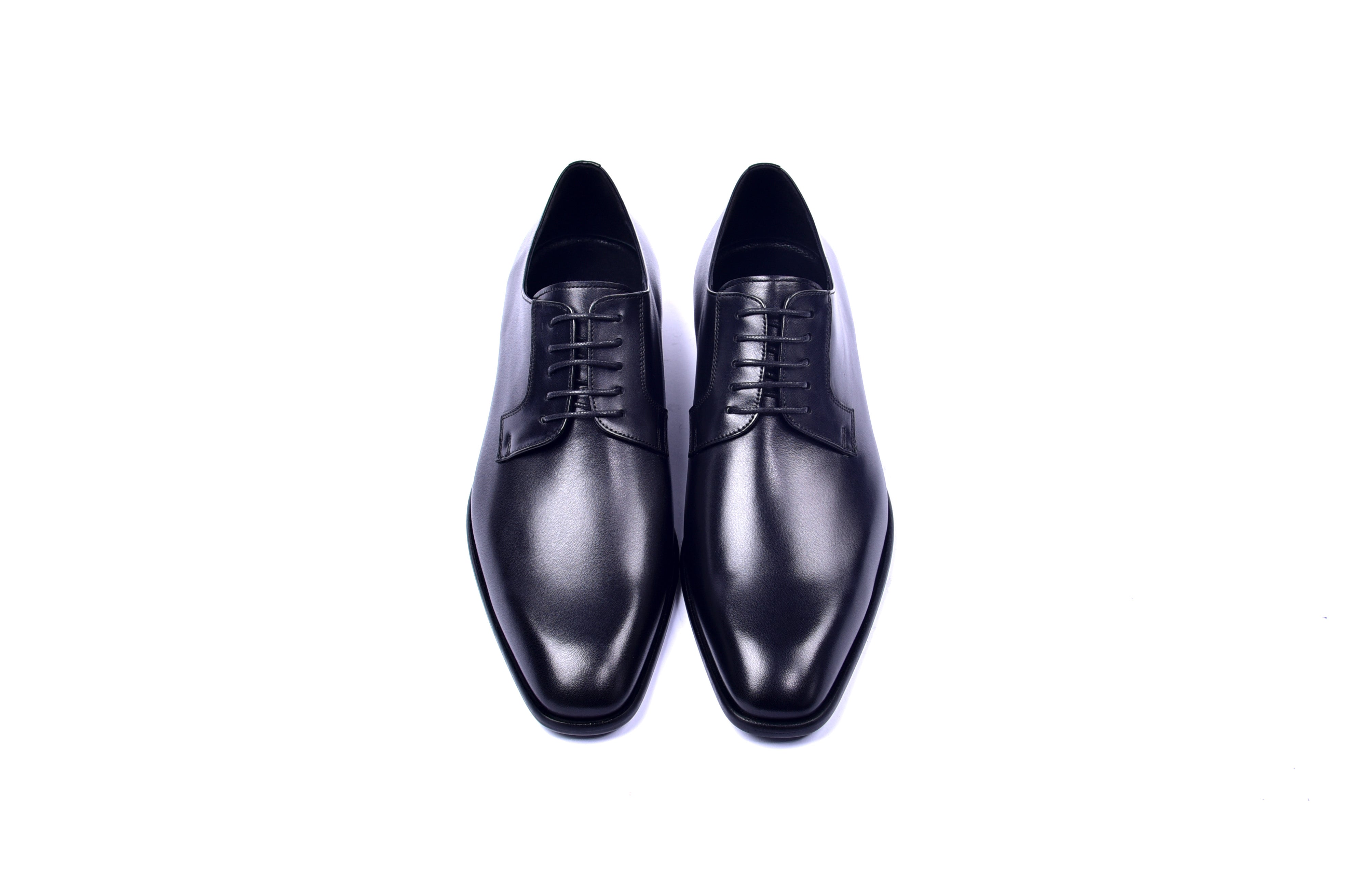 C01501-6291 Plain Toe Lace Up Black