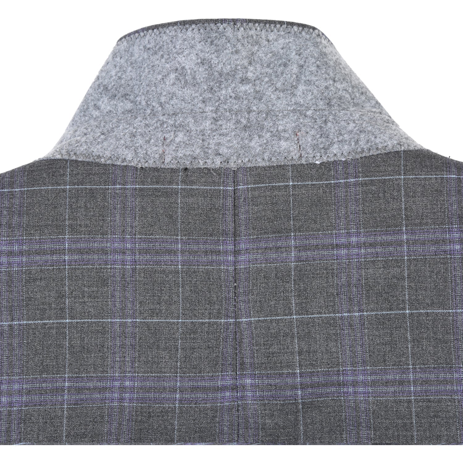 Men's Classic Fit Checked Suit by Renoir