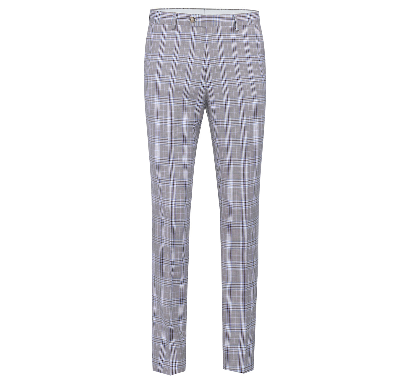 Men's Slim Fit 2-Piece Check Suit Renoir