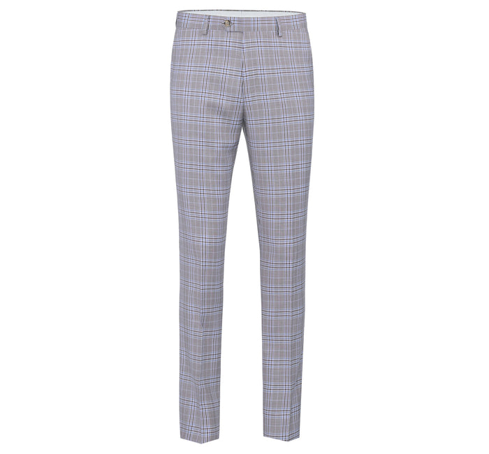 Men's Slim Fit 2-Piece Check Suit Renoir
