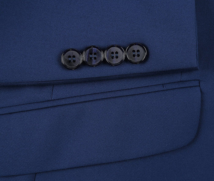 Classic 2 Piece Blue Suit - Regular Fit