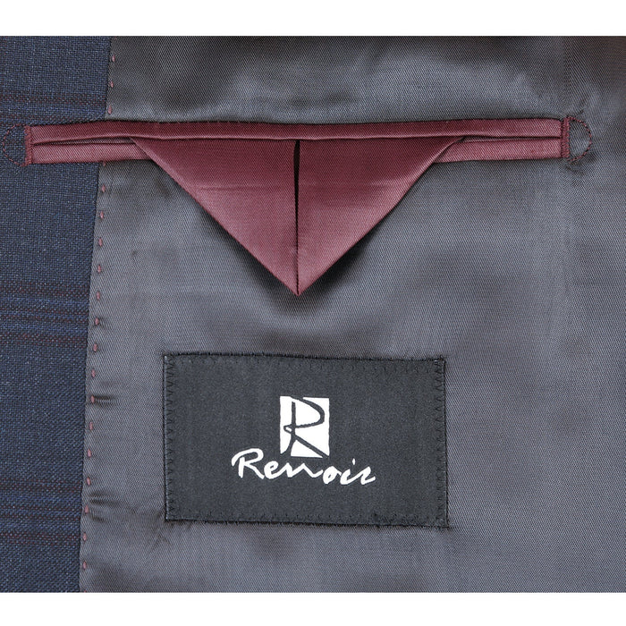 564-5 Slim Fit Wool Suit for Men