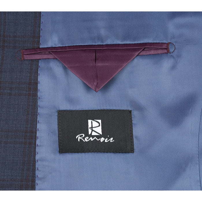 566-3 Men's Classic Wool Suit by Renoir