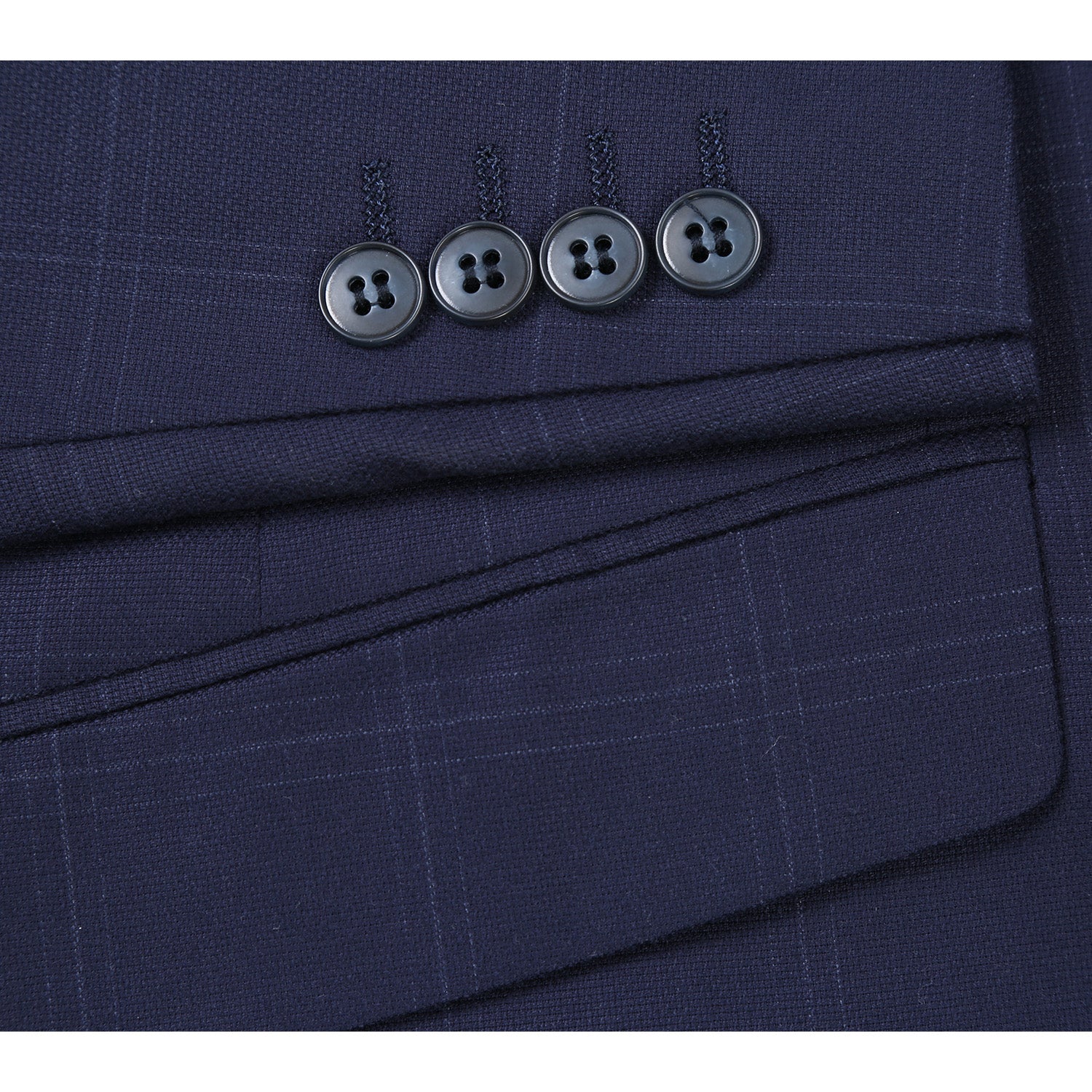 Slim Fit Checked Suit 293-29 for Men