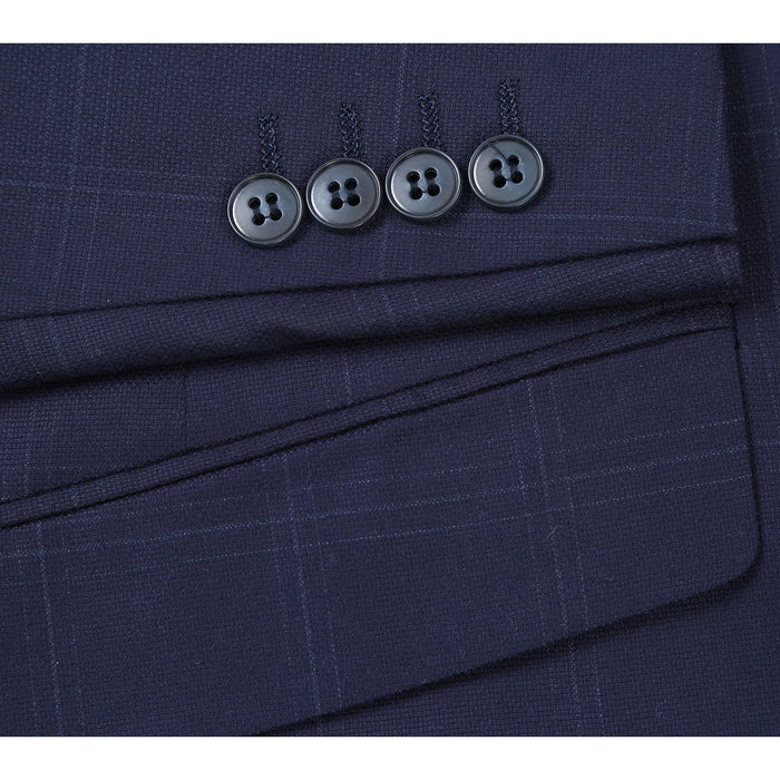Slim Fit Checked Suit 293-29 for Men