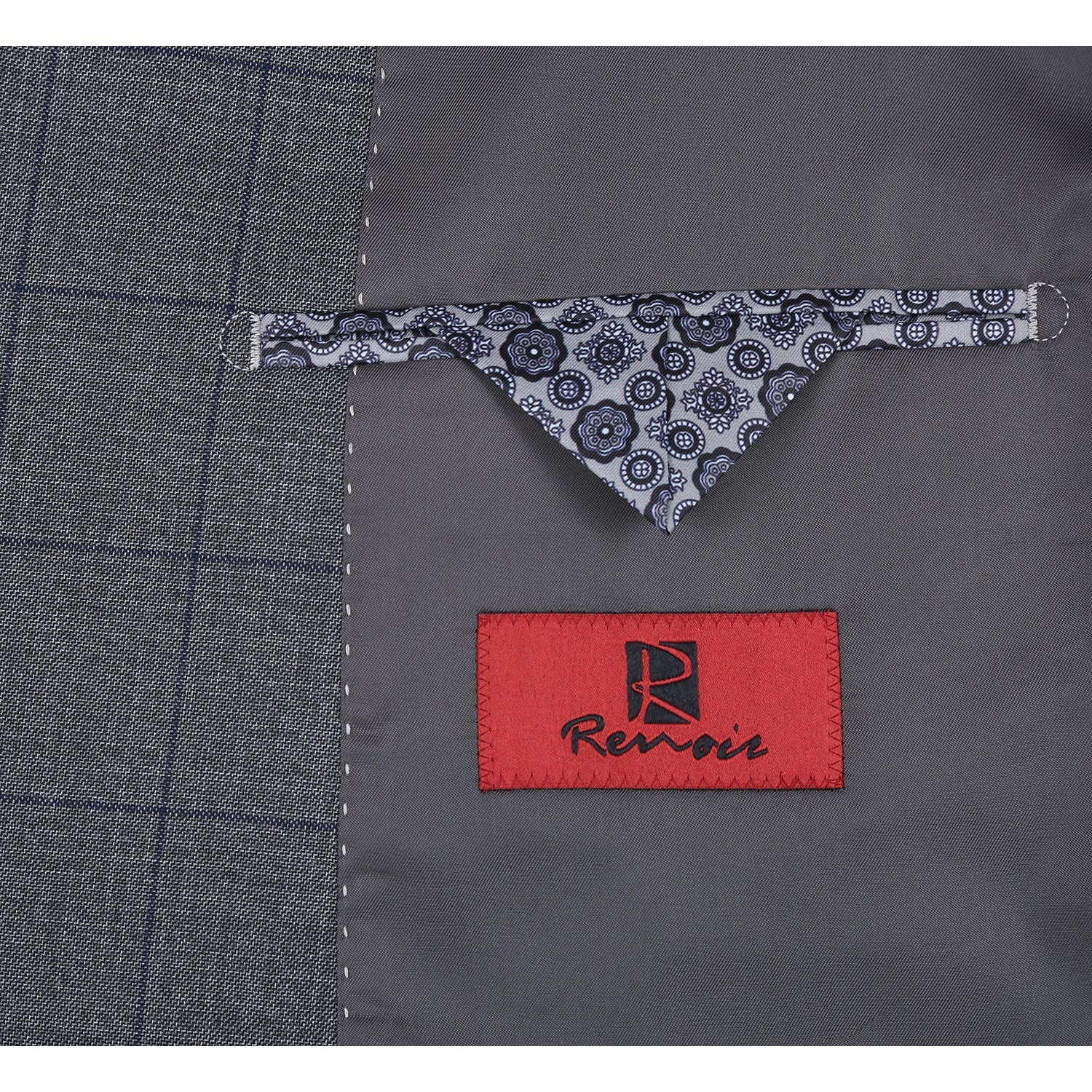 Men's Double-Breasted Slim Fit Suit 293-44