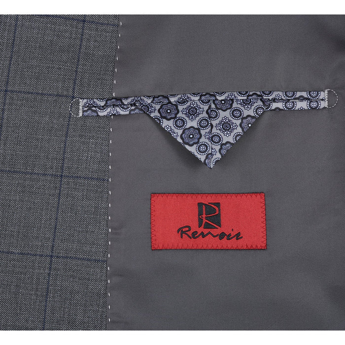 Men's Double-Breasted Slim Fit Suit 293-44