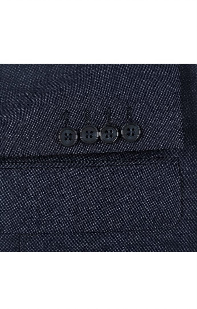 Wool Blend Regular Fit 2 Piece Suit by Renoir