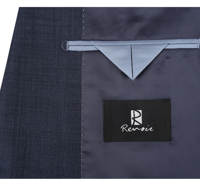Men's Classic Fit Two Piece Wool Blend Suit