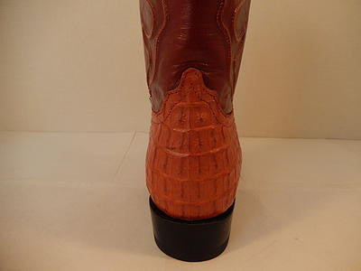 Wild West Cognac Crocodile Cowboy Boots