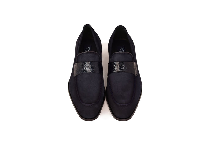 C000212-7425S Loafer-Navy Suede