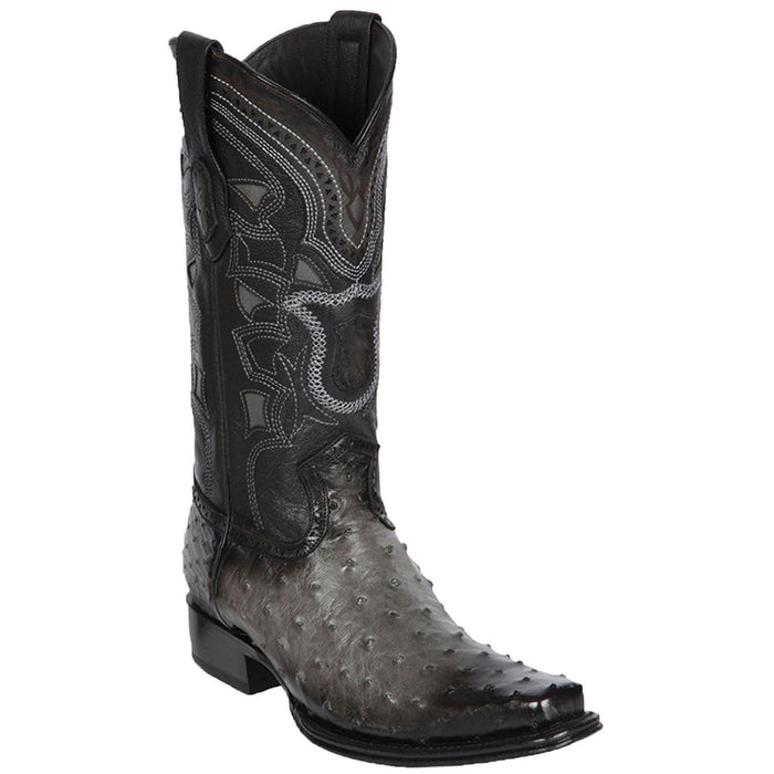 Botas de Avestruz Original Horma Europea Faded