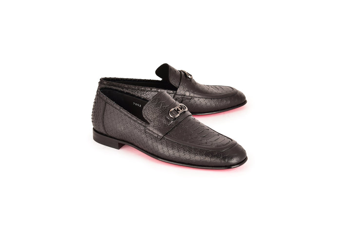 C0001115-7652 Python loafer-Black